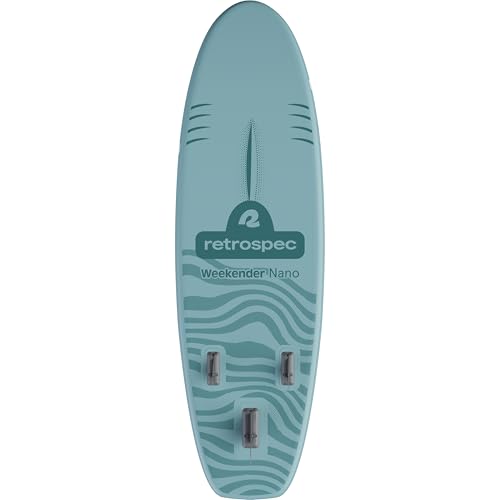 Retrospec Weekender-Nano 8'6" Kids Paddle Board Inflatable - Youth SUP with Adjustable Paddle, Pump & Backpack - Stable De...