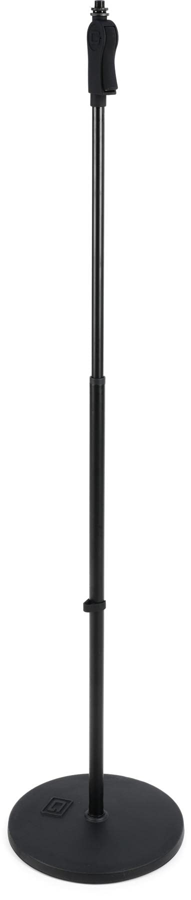 Gator Frameworks Microphone Stand With 12 Weighted Base And Deluxe Soft Grip Squeeze Height Adjustment, (Gfw-Mic-1201)
