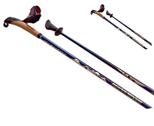 SWIX of Norway Carbon Nordic Walking Poles+Cork Grips, 1-Piece Poles in 32 Lengths. Safer, Lighter, Stronger, Than Cheap C...