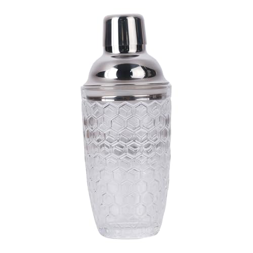 JNWINOG Professional 14.37 oz Cocktail Shaker – Durable Stainless Steel Martini Mixer, Leak-Proof & Dishwasher Safe, Ergon...