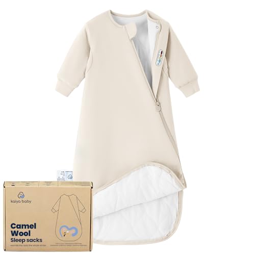 kaiya baby Unisex Sleeping Bag for Babies and Toddlers 2.5 Tog Sleep Sack, Long Sleeve Sleep Sack, Wearable Blanket Baby