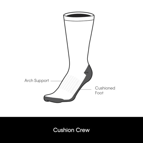 Calvin Klein Mens Crew Socks - 5 Pack Athletic Mid Calf Socks for Men (7-12)