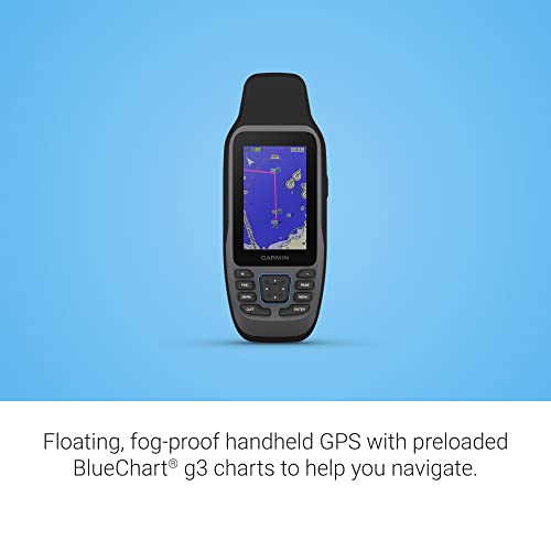 Garmin GPSMAP 79sc, Marine GPS Handheld Preloaded with BlueChart g3 Coastal Charts, Rugged Design and Floats in Water (Ren...