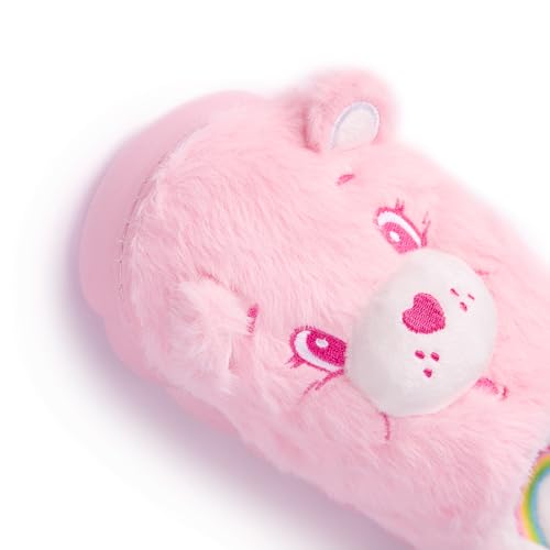 Care Bears Unisex-Adult Cozy Plush and Terry Memory Foam Indoor Outdoor Soled Slipper in Sizes S-XL