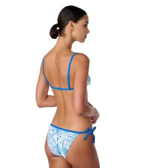Karl Lagerfeld Paris Women's Standard Swim Bikini Top, French Blue