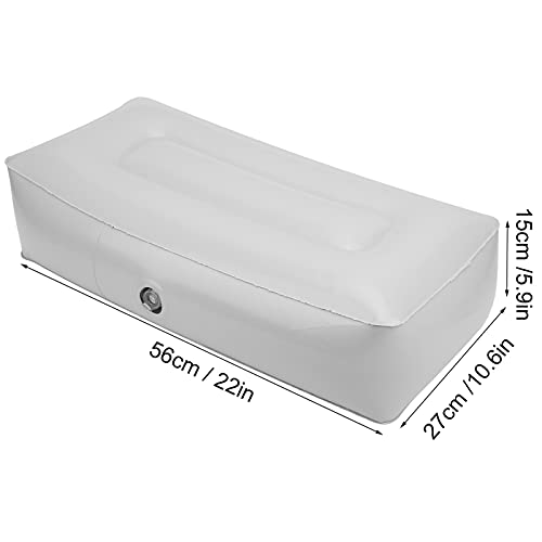 2pcs Kayak Inflatable Seat Cushion Soft PVC Boat Seat Cushion for Kayak Inflatable Boat Fishing Boat Outdoor Projects, Gray
