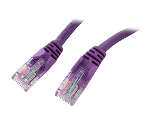 Belkin Components (A3L791-25-Pur-S) 25Ft Cat5E Snagless Patch Cord;Purplecbl