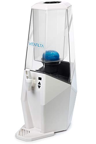 VitaFilta Countertop & Desktop Water Filter and Cooler - Adjustable Temperature Cold Water Dispenser with Advanced Filtrat...