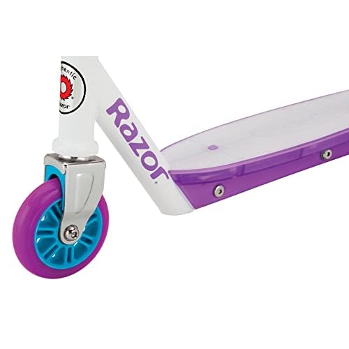 Razor Party Pop Kick Scooter - Multi-Color LED Light-Up Deck, Lightweight Steel Frame, for Kids Ages 6 and Up