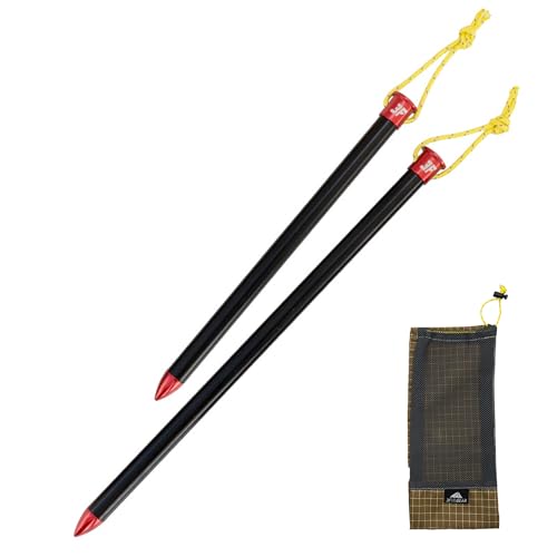 3F UL Gear 6/10PCS Lightweight Camping Tent Stakes, 5.9/7.8'' Hollow Aluminum Alloy Tent Pegs Ground Stakes, Essential Cam...