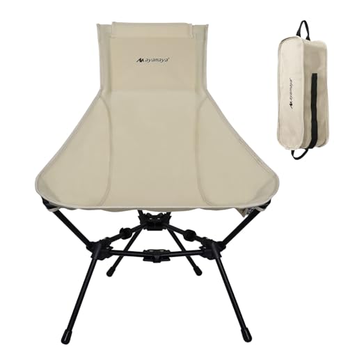 Car Camping Tarp Tailgate & Backpacking Chairs, AYAMAYA 14 x 16 FT Extra Large Car Tent Tarp, Ultralight Folding High Back...