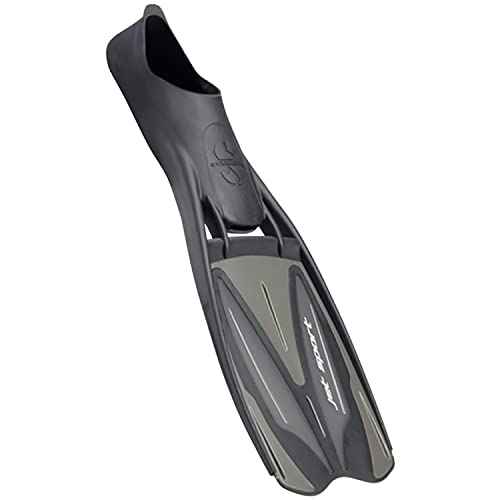 SCUBAPRO Jet Sport Full-Foot Diving Fins, Large, Gray
