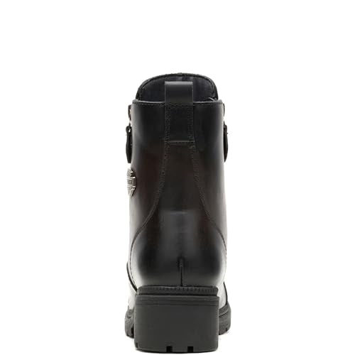 Harley-Davidson womens Amherst Leather Motorcycle Casual Boot