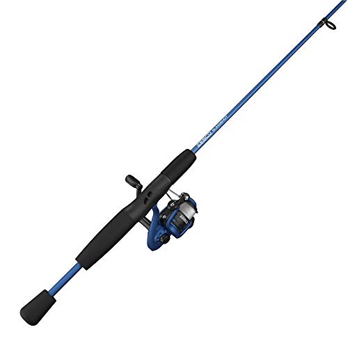Zebco Slingshot Spinning Reel and Fishing Rod Combo, 2-Piece Medium-Light Durable Fiberglass Rod, Comfortable EVA Handle, ...