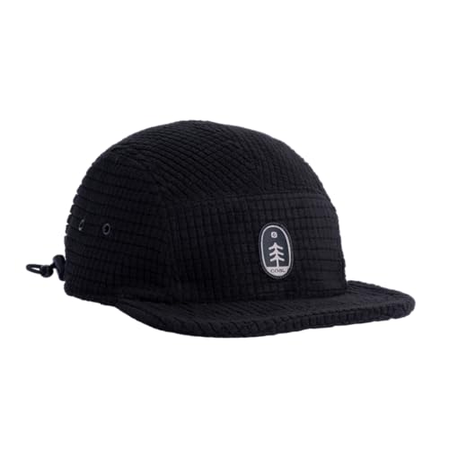 Coal Headwear The Canyon Fleece 5 Panel Cap Hat - Warm Soft Fleece, Flat Brim, Adjustable - Outdoor Casual Everyday