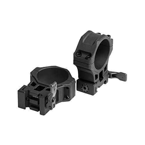 UTG ACCU-SYNC QR 34mm High Profile Scope Rings, Picatinny Black