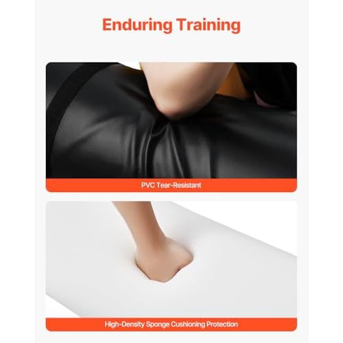 VEVOR PVC Step Over Dummy, High-Density Sponge Blocking Pad Equipment, Heavy Duty Tackle Dummies with Handles, Great for Footwork Drills Sports Training Practice
