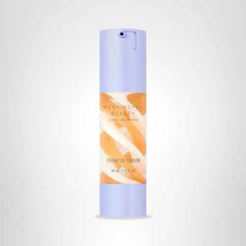 Meaningful Beauty Crème De Serum, Melon Extract Night Moisturizer, orange