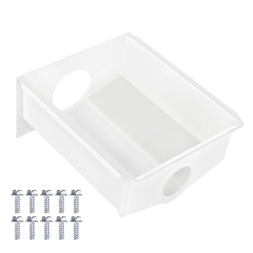 Upgraded W10670845 Refrigerator Ice Bucket Compatible with Whirlpool Ice Maker Replacement Parts WPW10670845 Removable Ice...