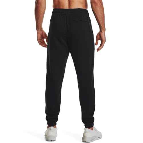 Under Armour Men's Essential Fleece Joggers, Black