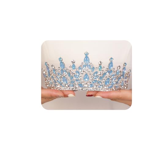 JWICOS Crystal Crowns and Tiaras Headband for Women Princess Wedding Tiara for Birthday Party Prom Bridal Tiara Crown for ...