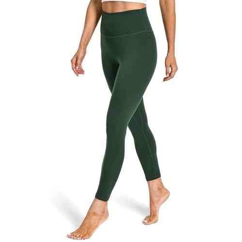 Colorfulkoala Women's High Waisted Tummy Control Workout Leggings 7/8 Length Ultra Soft Yoga Pants 25"