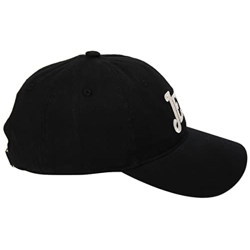 Jeep Vintage Script Logo Heavy Chino Twill Hat Adjustable Buckle Closure