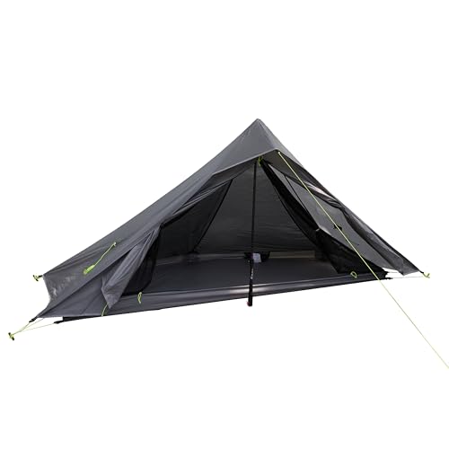 Nature Link Altair One Ultralight Trekking Pole Backpacking Tent, Waterproof SIL Nylon, Double Wall, 3 Season, 1 Person Sh...