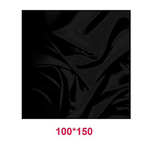 Black Velvet Photography Backdrop,Light Absorbing Non Reflective Solid Professional Black Background Cloth