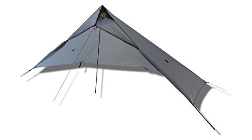 Six Moon Designs Deschutes Ultralight Backpacking Tarp. 13 OZ – 370 G - Gray- No Frills Ultralight Tarp That Provides Full...