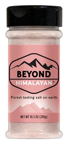 BEYOND HIMALAYAN Pink Himalayan Sea Salt Substitute - 10.5 oz. - Tasty Low Sodium Salt & Potassium Salt Substitute for High Blood Pressure - Himalayan Pink Salt Substitute With Real Salt-Taste