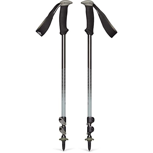 BLACK DIAMOND Trail Back Trekking Poles (Pair) | Durable Aluminum | FlickLock Adjustability | Comfortable Grips for Hiking & Backpacking
