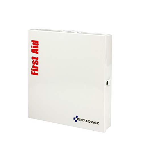 First Aid Only 746006 SmartCompliance 50-Person ANSI 2021 A and OSHA Compliant First Aid Kit for Restaurant Kitchen, Cafet...