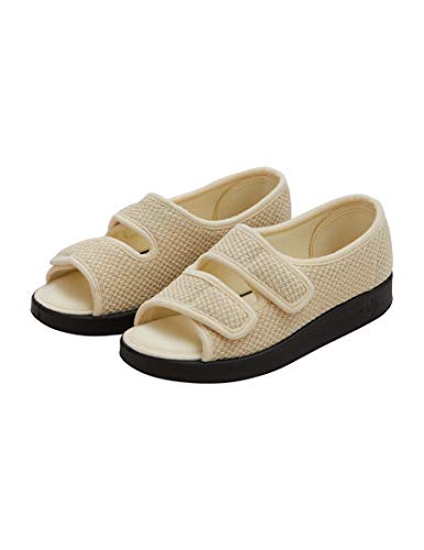 Silverts Diabetic Sandals for Women | Extra-Wide Non-Slip Comfortable Slippers for Elderly, Swelling, Sensitive Feet