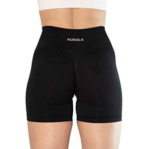 AUROLA Intensify V2.0 Women's Workout Shorts Athletic Running Shorts, Seamless High Waist Gym Yoga Shorts