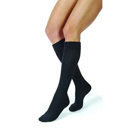 JOBST 110056 BSN Medical Activewear Sock, Medium, Cool Black