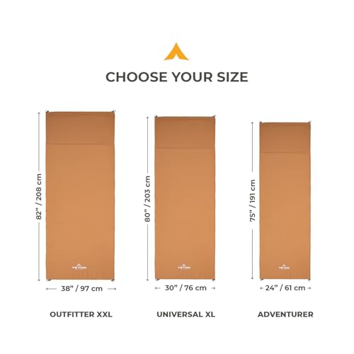 Teton Outfitter Canvas Camping Pad, Comfort Infused Sleeping Pad, Glamping Level Comfort with a Cloud Like Mattress, Perfe...