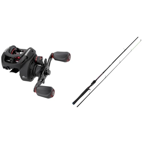 KastKing Brutus Baitcasting Fishing Reel, Left Hand & KastKing Brutus Fishing Rods