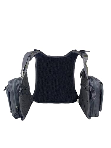 FLYDWV Breathable Fishing Vest for Men Women, Multi-Pocket Adjustable Outdoor Fly Fishing Vest for Trout Fishing and Angling