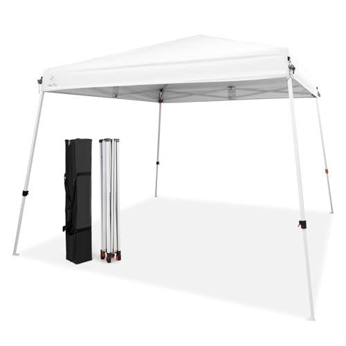 Abba Patio 10x10 Slant Leg Canopy Tent, Outside Canopy, Portable Commercial Canopies Shelter with Carry Bag, Waterproof U...