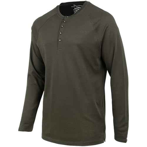 Beretta Men's Scout Performance Relaxed Fit Thermal Long Sleeve Henley Shirt