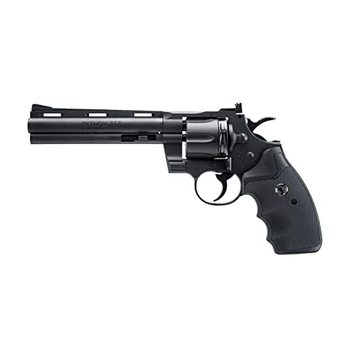 Umarex Colt 6" Python .357 Caliber Steel BB C02 Air Pistol, Powdered Black