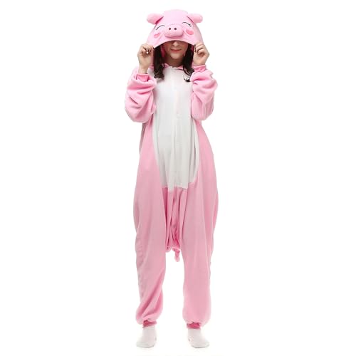 Wishliker Adult Onesie Animal Pajamas Halloween Cosplay Costumes Party Wear Blue