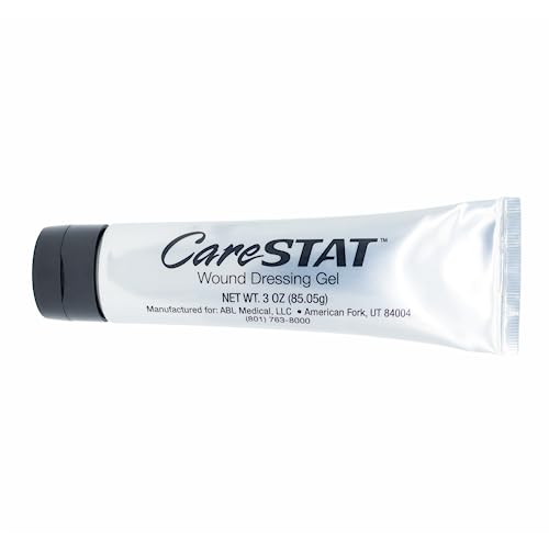 CareSTAT First Aid Kit Gel, 32 PPM Silver Healing Wound Dressing Solution, SilverSol Ag₄O₄ Nano Particles Up to 10x More P...