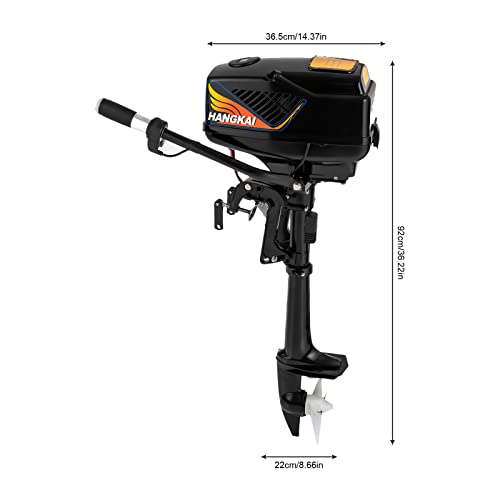 1200W Outboard Motor Electric Outboard Fishing Boat Engine 48V 5.0HP Water Cooling Heavy Duty Boat Motor Mud Motor Brushle...