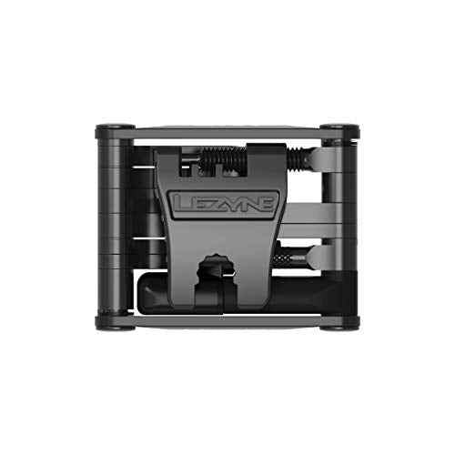 LEZYNE V PRO 17 Bicycle Multi-Tool, Anti-Corrosion Vanadium Bits, Tubeless Tire Plug Kit, HEX 2/3/4/5/6mm, T10/T25, Cross-Head, Bike Tool