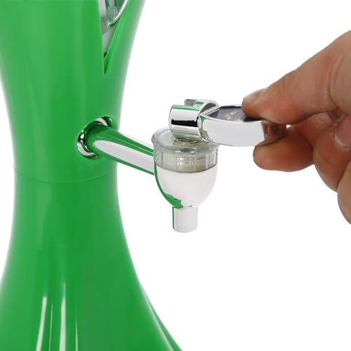 Beer Dispenser, 3L/101 oz Capacity, Iced Drink Beverage Tower Dispense with Colorful LED Lights & Removable Ice Tube, Drin...