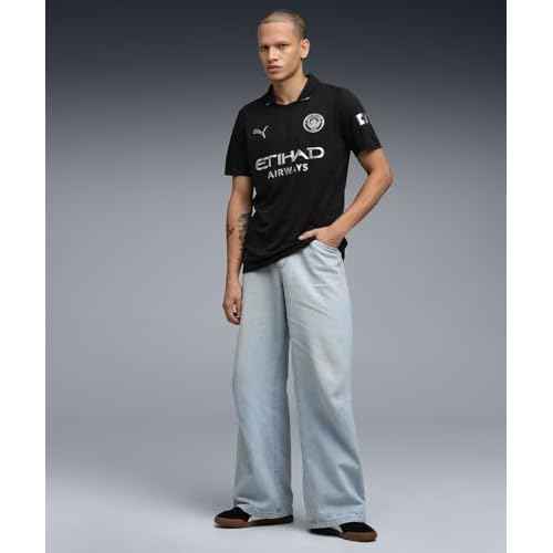 Men¡¯s Manchester City FC 2025/26 Replica Away Soccer Jersey - Black