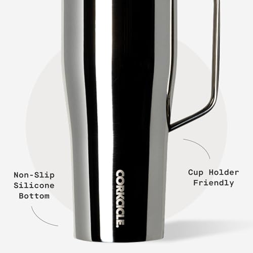 Corkcicle Cold Cup XL - Insulated Tumbler with Handle - Keeps Drinks Cold 12 Hours - Triple-Insulated - Spill-Proof Lid - ...