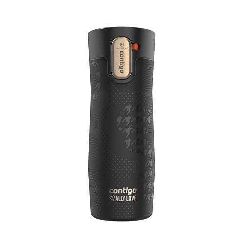 Contigo x Ally Love Stainless Steel Vacuum-Insulated Travel Mug with Autoseal and Easy Clean Lid, Spill-proof, Keeps Drink...